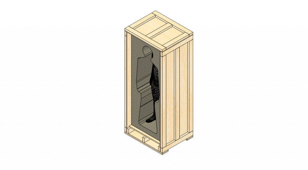 humanoid shipping crate