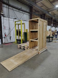 server rack crates data center