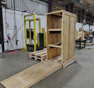 server rack crates data center