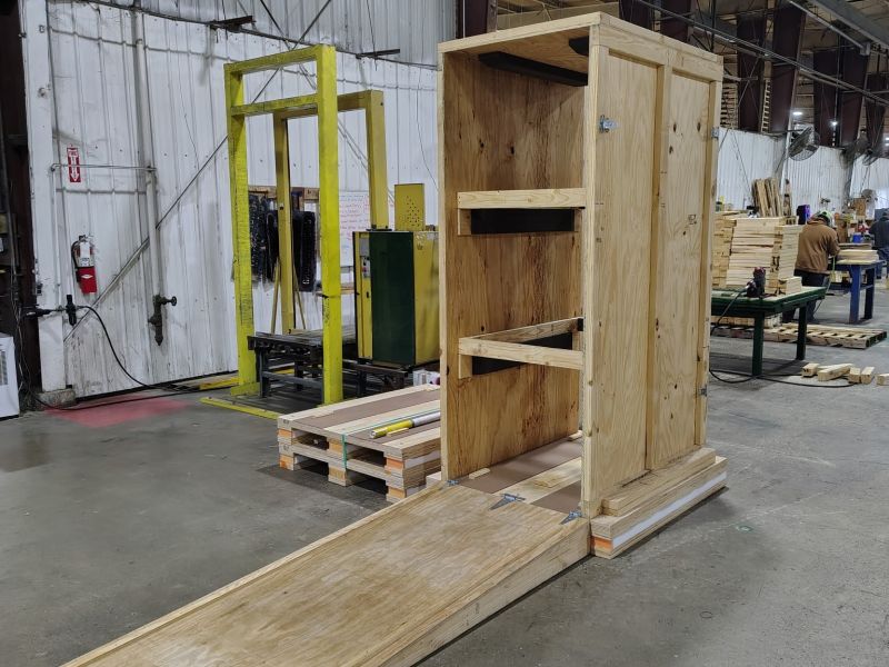 server rack crates data center