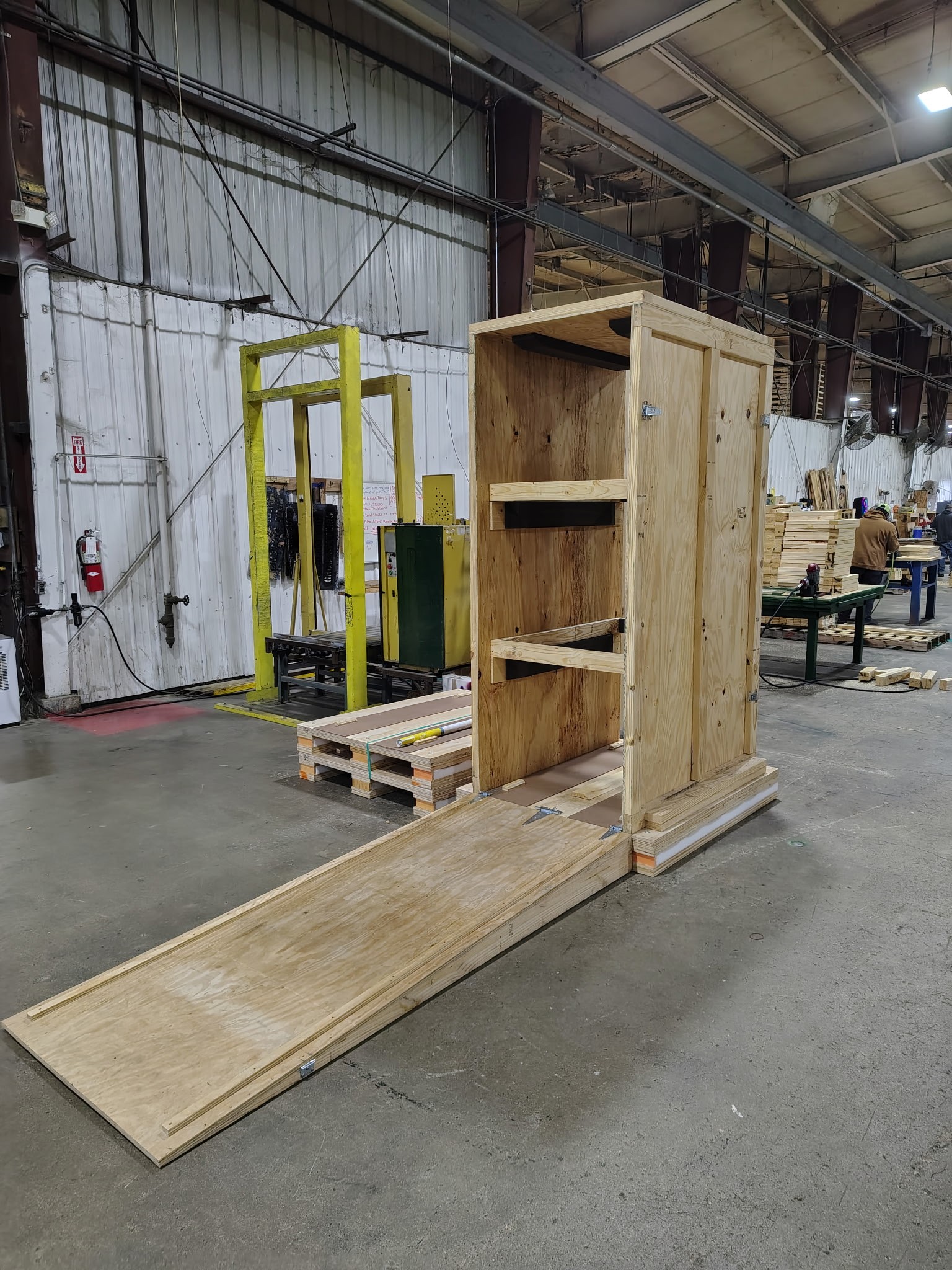 server rack crates data center