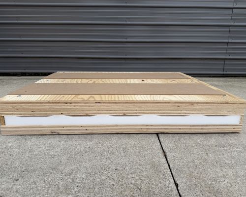 shock pallet for server rack protection